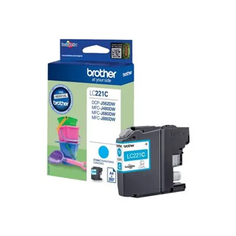 Brother LC-221C - Cyan - Druckerpatrone – 747325 – Bild 1