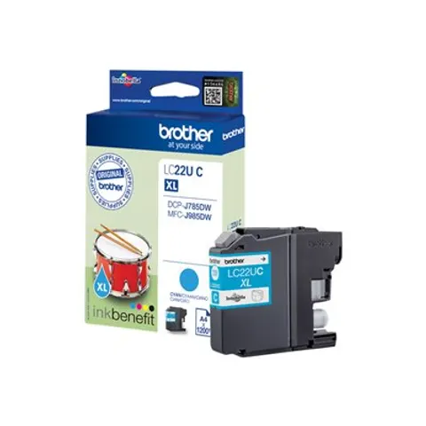 BROTHER LC-22UC Tintenpatrone cyan – Bild 1