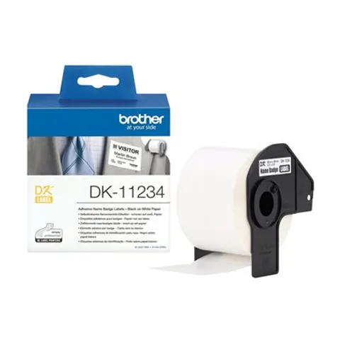 Brother DK-11234 printer label White Self-adhesive printer label – image 1