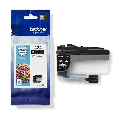 Brother LC-424BK - Schwarz - Druckerpatrone – Bild 1