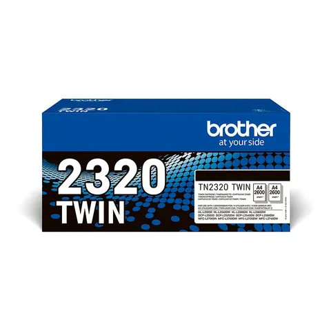Brother TN-2320TWIN Original Negro – imagen 1