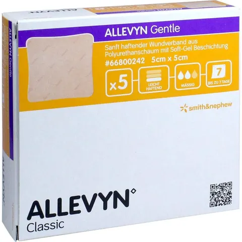 Allevyn Gentle 5x5 cm Verband – Bild 1
