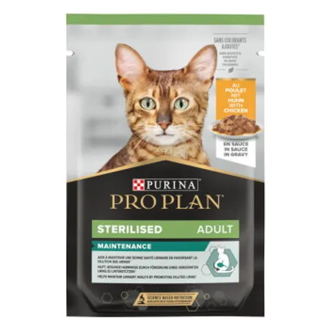 PRO PLAN Sterilized Nutrisavour Huhn 26x85 g – Bild 1