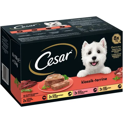 Cesar Klassiker Selektion 8x150g – Bild 1