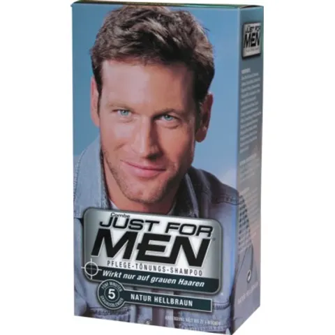 Just for men Tönungsshampoo hellbraun – Bild 1