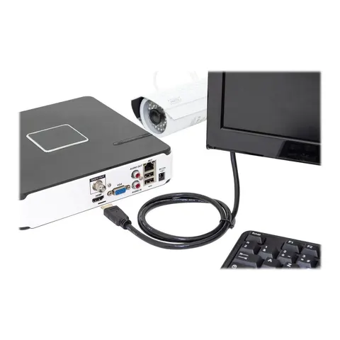 DIGITUS HDMI High Speed mit Ethernet Anschlusskabel – Bild 1