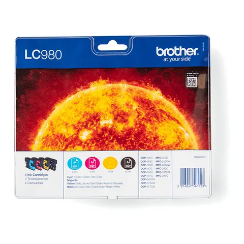 Brother LC-980VALBP - 4-farbig - Druckerpatrone - Multipack – 561023 – Bild 1