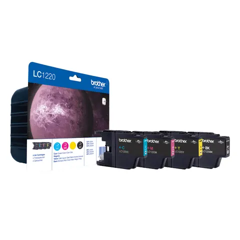 Brother Pack Ahorro LC1220 4 Colores – imagen 1