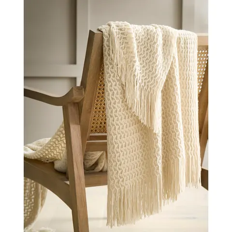 Appletree Textured Knit Throw – image 1