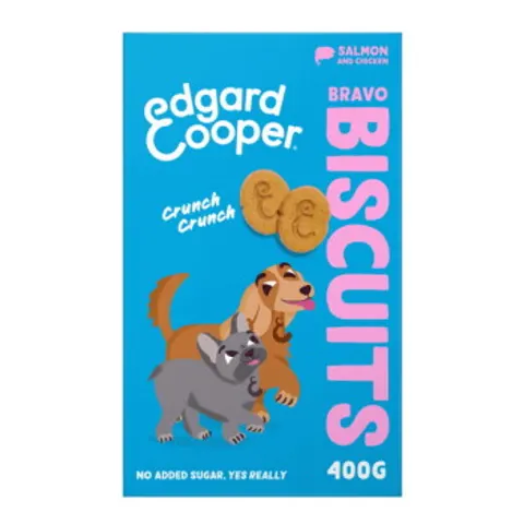 Edgard & Cooper Biscuits Saumon et poulet 400 g – image 1