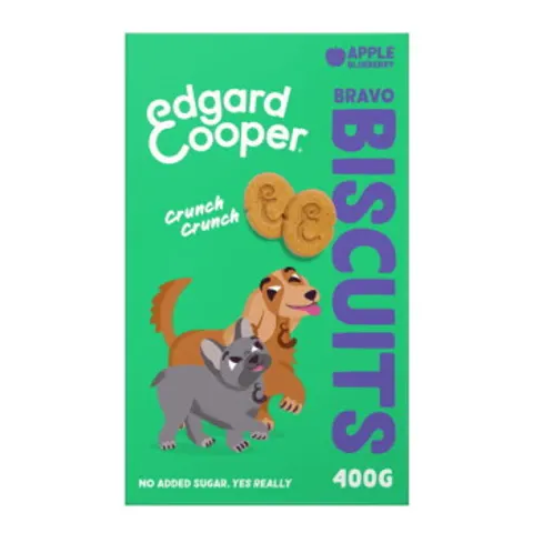 Edgard & Cooper Biscuits Pommes et myrtilles 400 g – image 1