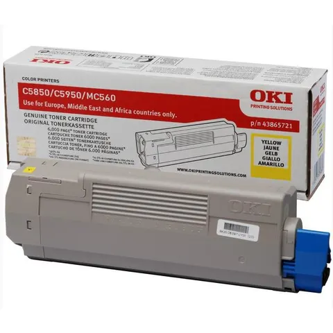 Oki 43865721 - Gelb - Toner – Bild 1