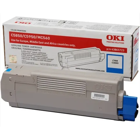 Oki 43865723 - Cyan - Toner – Bild 1