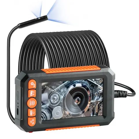 VEVOR Caméra Endoscopique Endoscope Double Objectif Écran IPS 10,9 cm Câble 15 m – image 1