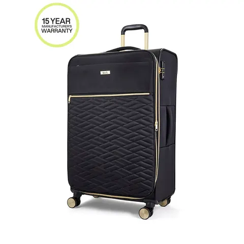 Rock Sloane Large Suitcase – Black – image 1