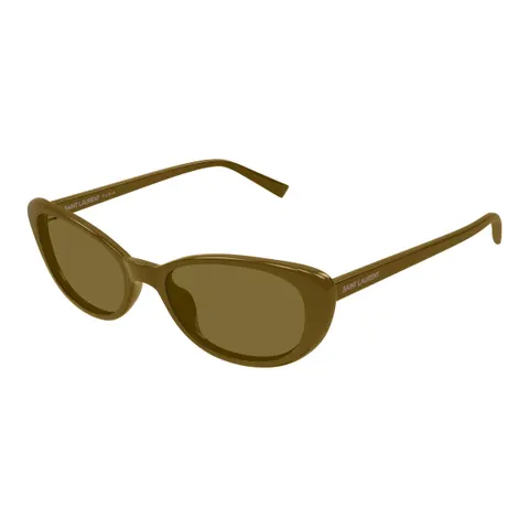 SAINT LAURENT Lunettes de soleil SL822 marron clair – image 1