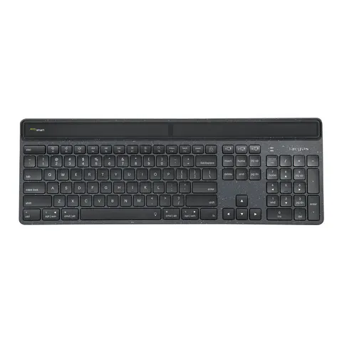 Targus Solar-Tastatur mit EcoSmart – Schwarz – Bild 1