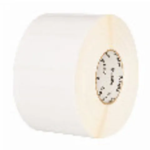 Zebra PolyPro 4000D Black White Self-adhesive printer label – 096672 – image 1