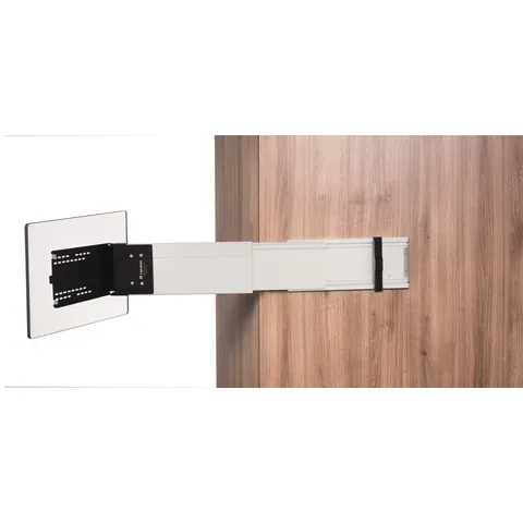 Caratec TV-Wandhalter Flex CFA 102L – silber – Bild 1