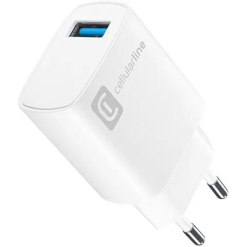 Cellular Line Caricatore USB ACHUSB18WSMLW Bianco – immagine 1