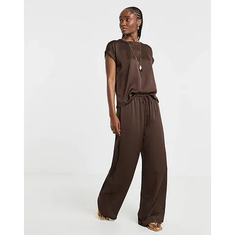 Vila Ellette Wide String Trouser – image 1