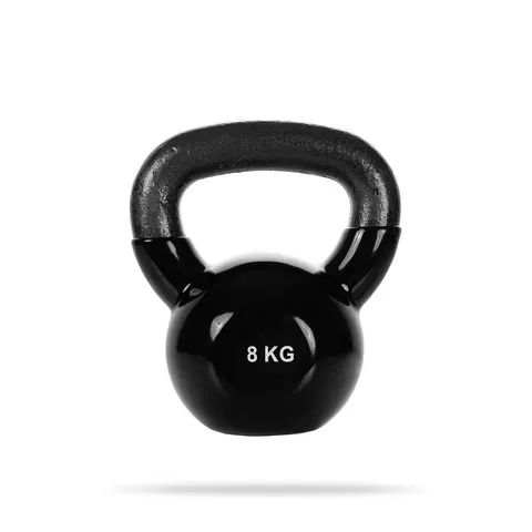 GymBeam Kettlebell Czarny 8 kg – zdjęcie 1