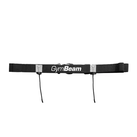 GymBeam Pas biegowy na numer startowy Black – zdjęcie 1