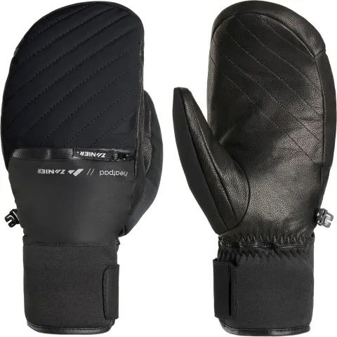 Moufles de ski Zanier Radiator,STX – Noir – image 1