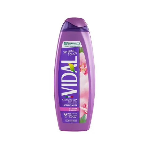 VIDAL Sensual touch bagnoschiuma setificante camelia e Ambra 500 ml – immagine 1