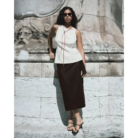 Mango A-Line Blouse – image 1