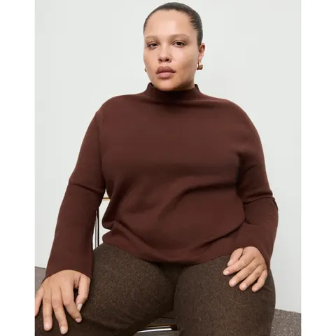 Mango High Neck Sweater – image 1