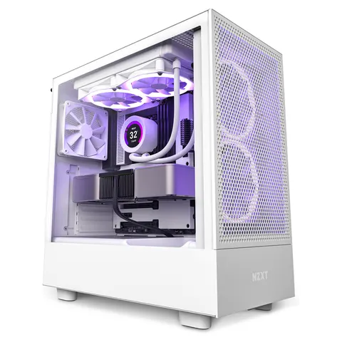 NZXT H5 Flow – Weiß – Bild 1