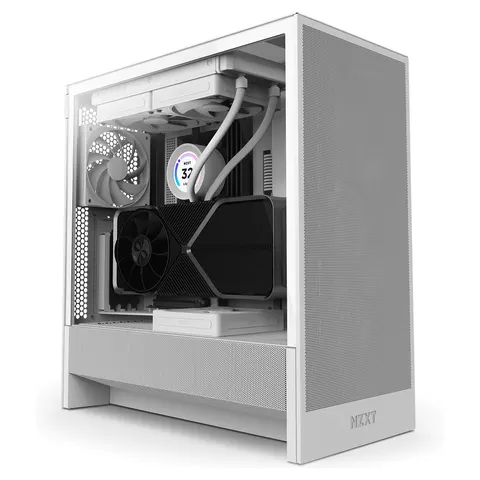 NZXT H5 Flow Midi Tower White – image 1