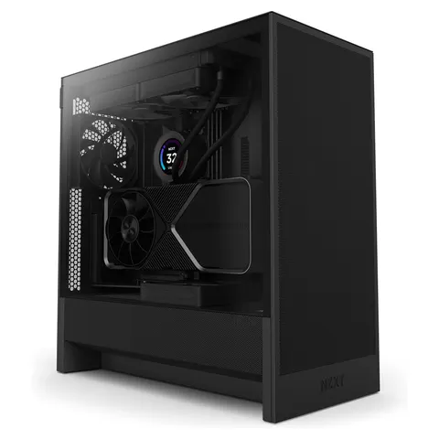 NZXT H5 Flow Midi Tower Black – image 1