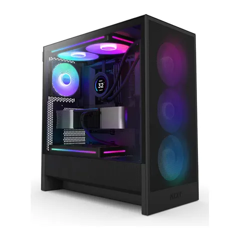 NZXT Torre ATX H5 Flow RGB Compact Negra – imagen 1