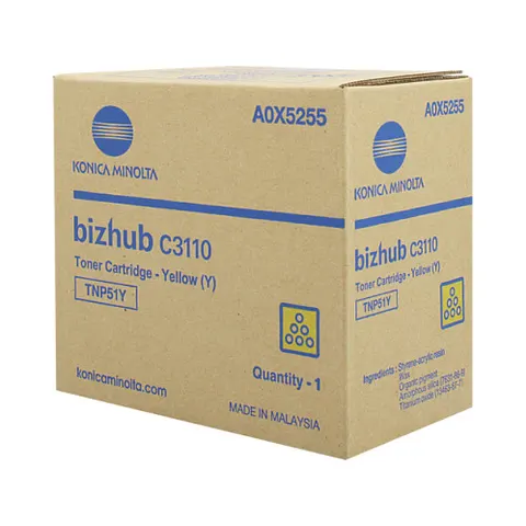 Konica Minolta A0X5255 - Jaune - Toner Jaune – image 1
