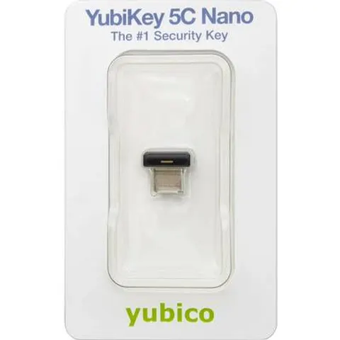 Yubico YubiKey 5C Nano Zwart/goud – afbeelding 1