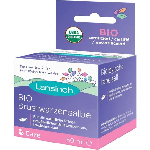 Lansinoh Bio Brustwarzensalbe – transparent – Bild 1