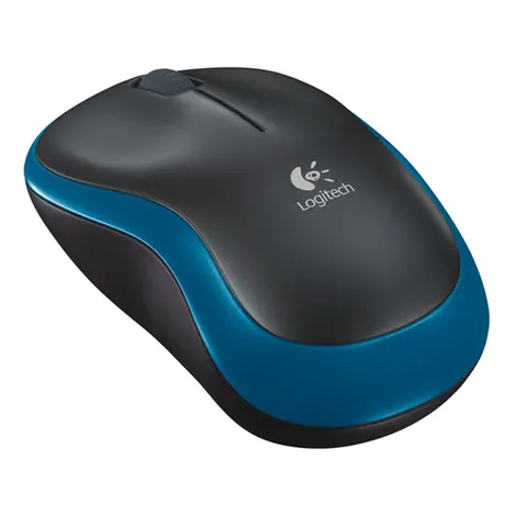 Logitech M185 kabellose Maus - blau – Bild 1
