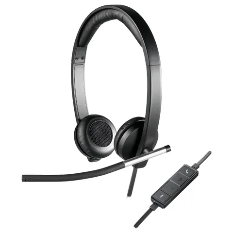 Auriculares Stereo USB H650e (Negro) - LOGITECH – imagen 1