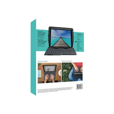 Logitech Universal Folio 9-10 Inch Tablet Case with Keyboard – image 1