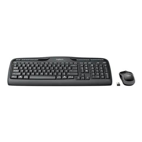 Logitech Wireless Combo MK330 – Schwarz – Bild 1