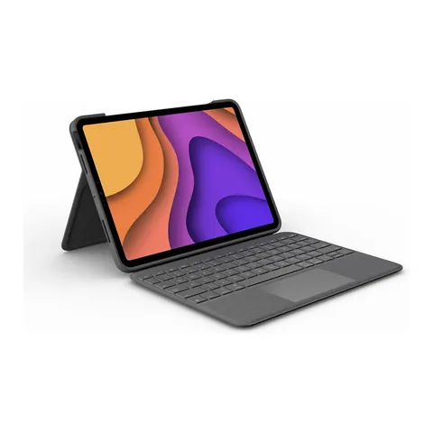Logitech Folio Touch – Grau – Bild 1