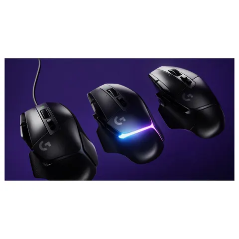 Logitech G 910-006180 mouse – Schwarz – Bild 1
