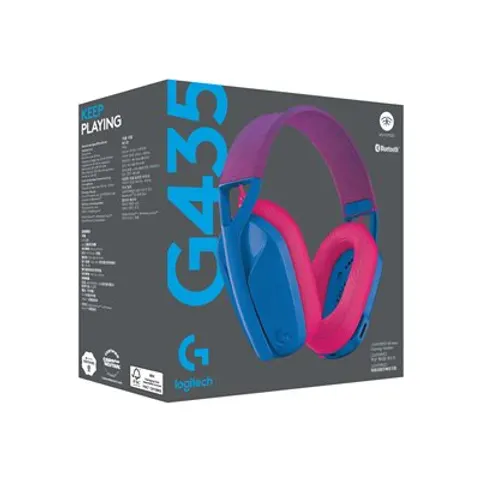 Logitech G435 Lightspeed blau – Bild 1