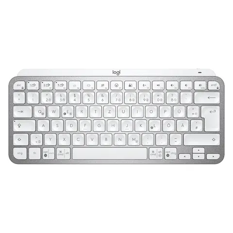 Logitech MX Keys Mini Tastatur (kabellos, grau) – Hellgrau – Bild 1