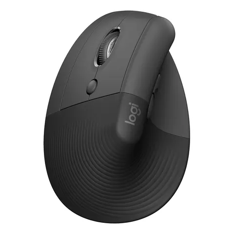 Logitech Lift Left Vertical Ergonomic mouse – Grau – Bild 1