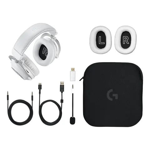 Logitech G 981-001269 headphones/headset – Weiß – Bild 1