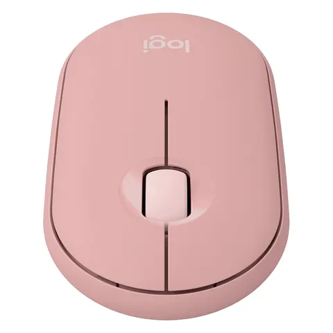 Logitech M350 Pebble Wireless Mouse 2-rose – immagine 1