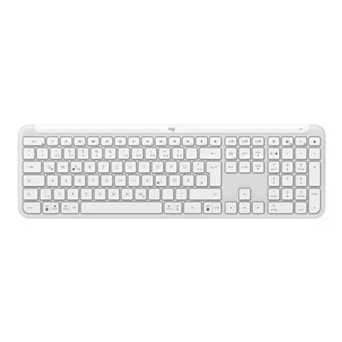 LOGITECH K950WS - Teclado inalámbrico, Logi Bolt/Bluetooth, blanco, DE – imagen 1